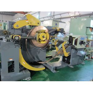 Buy cheap Low Noise Steel Coil Uncoiler Leveling Machine , Punch High Speed Feeder Machine from wholesalers