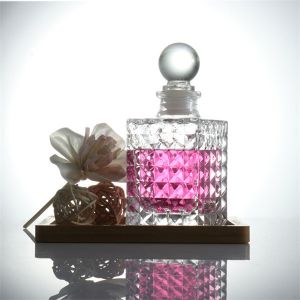 Buy cheap Custom transparent Aroma Source Glass Diffuser Car With Lid 100ml from wholesalers