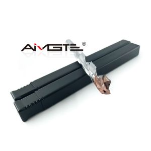 12D 14mm Solid Carbide Deep Hole Drills for SC45 304 steel TiSiN Coating