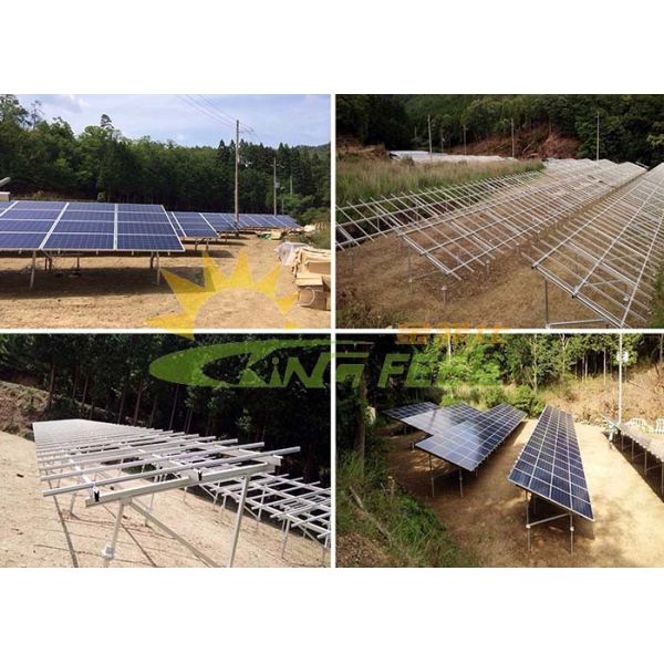 Buy cheap Aluminum Solar Panel Mounting Rails , Mounting Structure Of Solar Panel from wholesalers