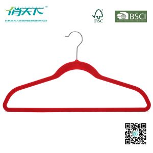 Buy cheap Betterall Hot Selling Red Velvet Hanger for Shirt & Pant product