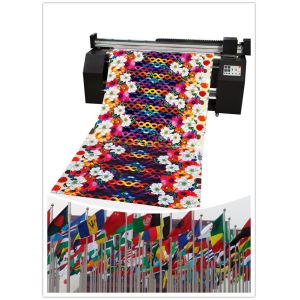 Buy cheap Sublimation Digital Fabric Plotter Pigment Flag Printing Machine from wholesalers