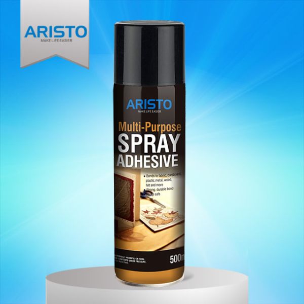 Quality 600ml Waterproof Aristo Textile Spray Adhesive Non Yellowing for sale