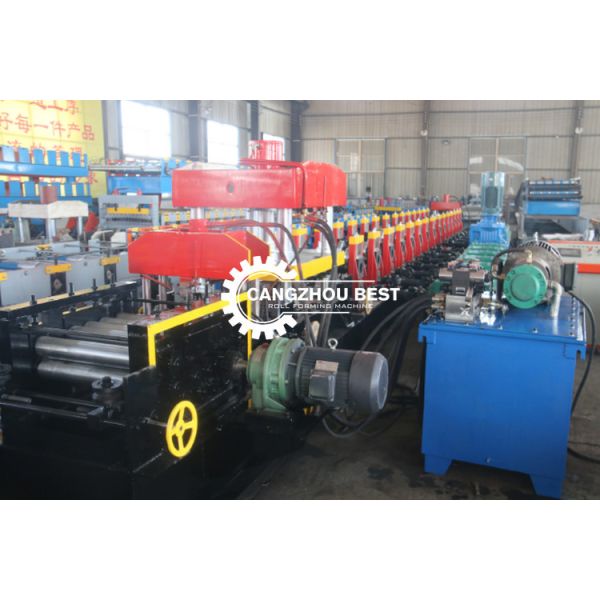 Quality Galvanized 3 Wave Cold 0.6m Crash Barrier Roll Forming Machine for sale