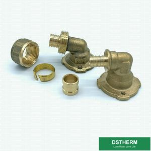 Buy cheap PN20 105 Degrees Elbow Slide PEX Brass Fittings Customized Logo from wholesalers