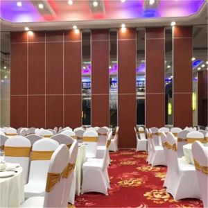 Banquet Hall Acoustic Movable Partition Soundproof Wood Folding Partition Walls