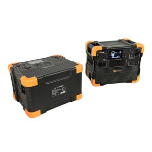 2200W Lithium Battery Solar Generator with 600W Solar Panel and 2-Hour Charging