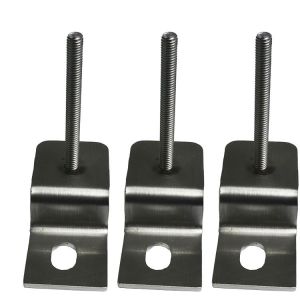 Acceptable Small Order Nanfeng Customized Stamping Black Metal Bracket Custom