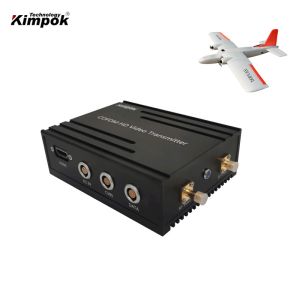 Buy cheap 300-900Mhz UAV Wireless Video Transmitter 5W COFDM Long Range Drone Data Link with Private Mold and Max Speed 450km/h from wholesalers