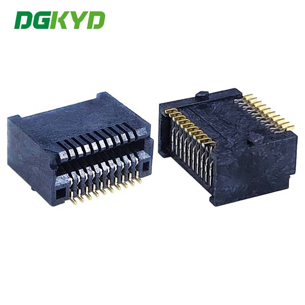 Quality SFP 1X1 Connector Without Shielding Shell LCP Phosphor Bronze DGKYDSFP2C2100D00B022 for sale