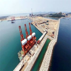 Buy cheap Bulk Materials Ship Unloading Mechanism with Belt Grab Ship Unloader from wholesalers
