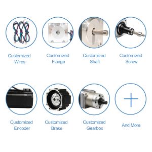 Buy cheap Nema 34 Hybrid Stepper Motor high torque 12.5N.m 155mm Length for CNC machine from wholesalers