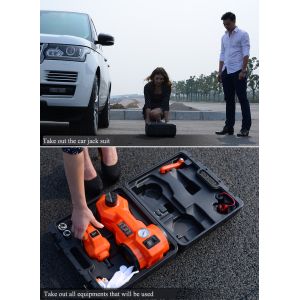 New 2016 3 in 1 Car Electric Jack Set with lifting inflating electric wrench