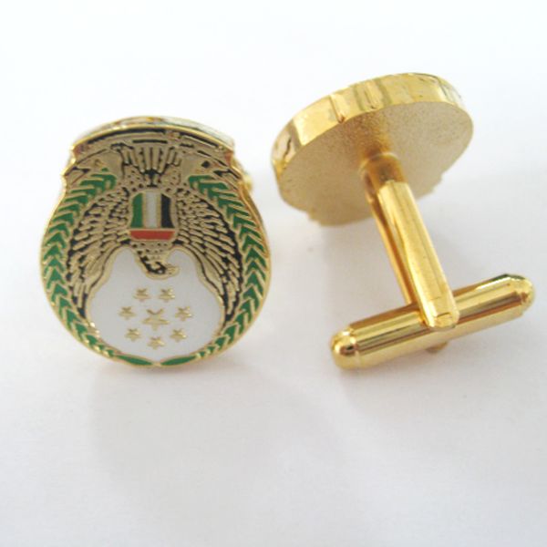 Quality Competitive price 1.5mm - 3.0mm Epoxy Coating Custom Cufflinks for sale