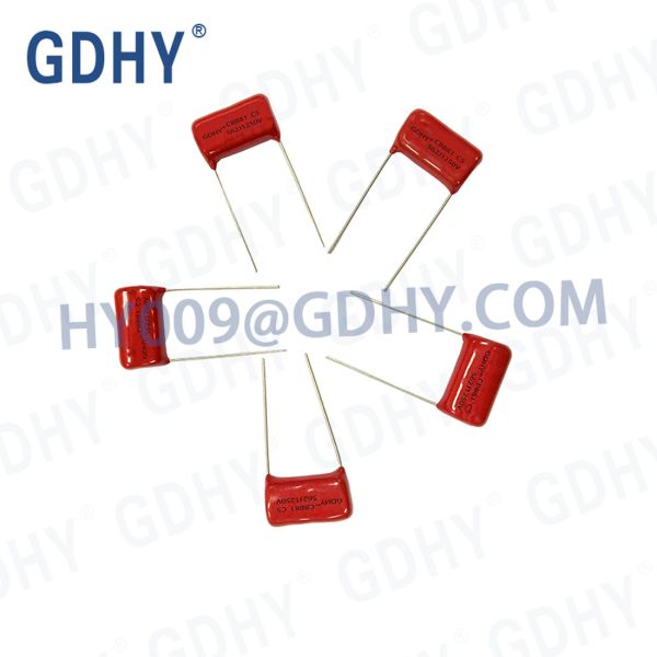Quality Red 562nF CBB Polypropylene Film Capacitor 1600VDC for sale