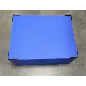Buy cheap Blue Plastic Reusable Boxes Anti Static PP Crates Plastic Turnover Box from wholesalers