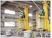 Buy cheap 1200 X 1000MM Single Column Pallet Stacker Stacker Crane Warehouse from wholesalers