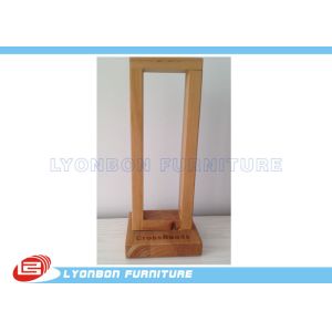 Paint Finished MDF Countertop Display Advertising ISO With LOGO Insert