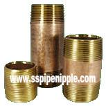 Buy cheap High Performance Brass Pipe Nipple For  Construction Commercial Plumbing product