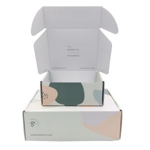 Buy cheap Recyclable Matt Lamination Corrugated Mailing Box CMYK 4C Printing product