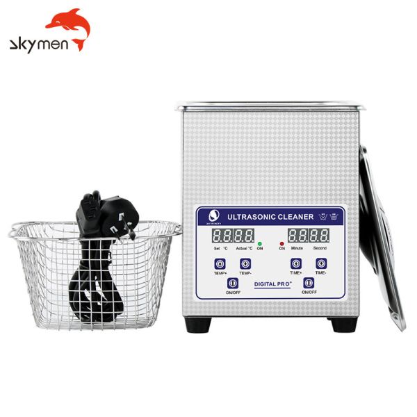 Quality Skymen 2l 40khz 80w benchtop ultrasonic cleaner with digital timer & heater for sale