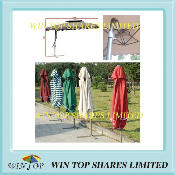 Quality 2.2m Square Outdoor Patio Garden Sun Umbrella for sale