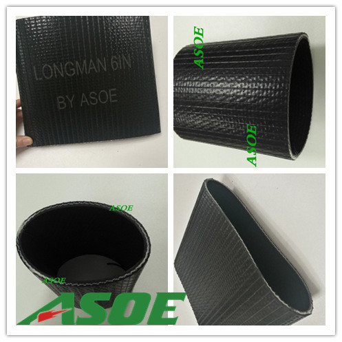 Quality Heavy Duty Lay Flat Discharge Hose Quick Disconnect Cam Fittings 2.6mm - 4.5mm Thickness for sale