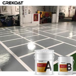 Buy cheap Odorless Industrial Epoxy Floor Coating Self Leveling Concrete Floor Paint For Forklift Traffic product