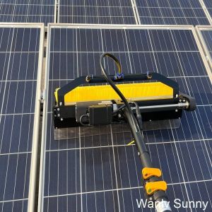 Buy cheap Aluminum Alloy Telescopic Handle Solar Panel Washing Brush with Material Nylon Yarn Brush Head and OEM Support from wholesalers
