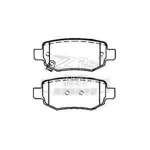 Buy cheap Chery A3,Ceramic Brake Pad,D1673,M11-3502090,R from wholesalers
