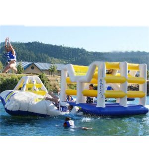 Buy cheap Customised Inflatable Water Park / Aquaglide Jungle Jim Modular Playset from wholesalers