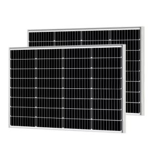 60W 65w Mono Black White Backsheet Glass Solar Panel Pv Module Thin Extreme