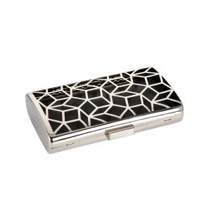 Nezuko Pattern Silver Hollow Out Clutch Frame DIY Banquet Bag Frame