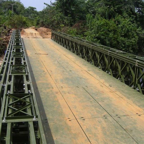 Buy cheap Panel Temporary Steel Bridge Galvanized Surface Q345B-Q460C from wholesalers