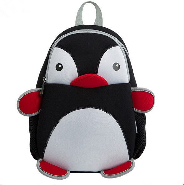 Quality Black Pretty Animal Toddler Backpack With Reduced Pressure Shoulder Straps for sale