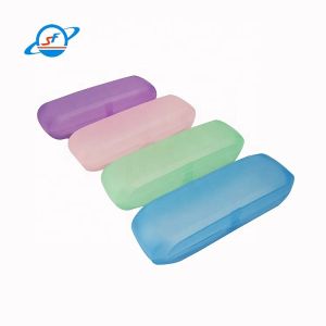 Buy cheap 148*48*36mm Clear Plastic Eyewear Case With Color Logo Customized from wholesalers