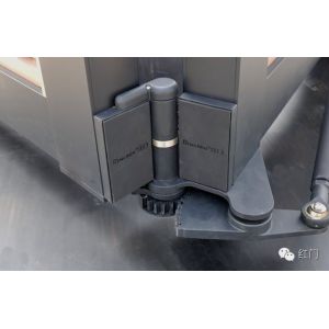 China Bungalow Entry Collapsible Automatic Swing Gate Aluminum With Wireless Remote on sale