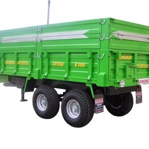Buy cheap Flexible CE Agricultural Tractor Trailer 20 Ton Manual Upload Tipping Trailers from wholesalers