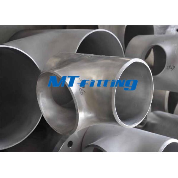 Buy cheap ASTM A815 Stainless Steel Butt Welded Fittings Equal / Reducing Tee Seamless from wholesalers