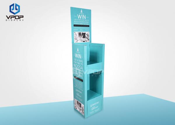 Quality Custom Cardboard Paper Printed Corrugated Retail Display Stand for sale