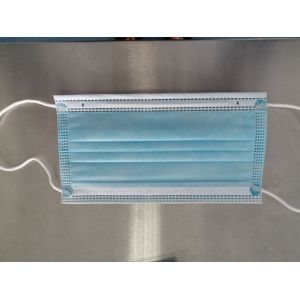 Buy cheap Blue Breathable Fluid Resistant Face Mask / Disposable Nose Mask Easy Carrying from wholesalers