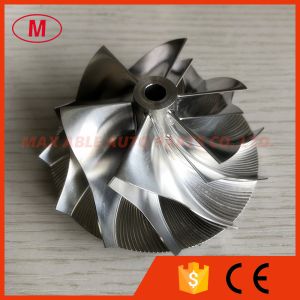 Buy cheap T04S 448048-0003E 56.60/76.07mm 6+6 blades high performance turbo Billet/milling/aluminum 2628 compressor wheel from wholesalers