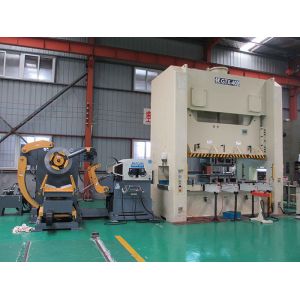 Buy cheap Stainless Steel Trash Can Stamping Shearing Machine / Leveling Feeder from wholesalers