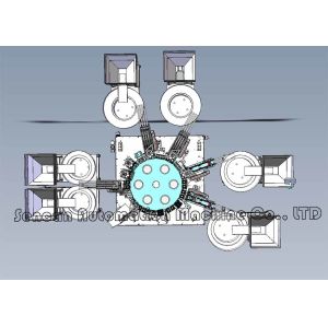 Customizable Heli Cap Assembly Machine 50HZ Automatic Screw Capping Machine