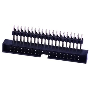 Vertcial Wire To Board 2mm Pitch Pin Header , 2 * 20 Pin Wire To Board Connector