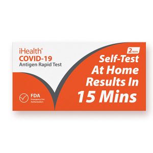 IHealth Rapid Antigen Swab Test Nasal Specimen FDA For Public Area