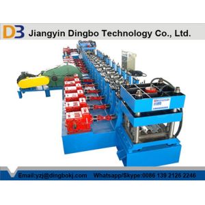 Full Automatic Cutting Guardrail Roll Forming Machine With Minimum Tolerance