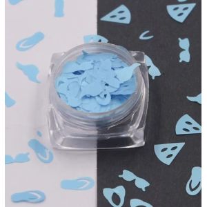 Buy cheap 15mm Sandbeach Mixed Glitter Watermelon Patterns Powder Material Baby Style Items for Parties Bra Slipper Sunglasses Underwear from wholesalers