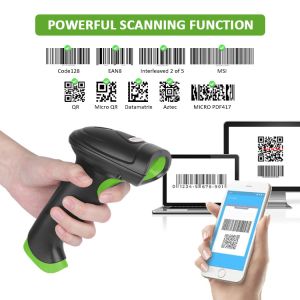 Handheld 2D CMOS Wireless Barcode Scanner CE FCC Rohs Certification