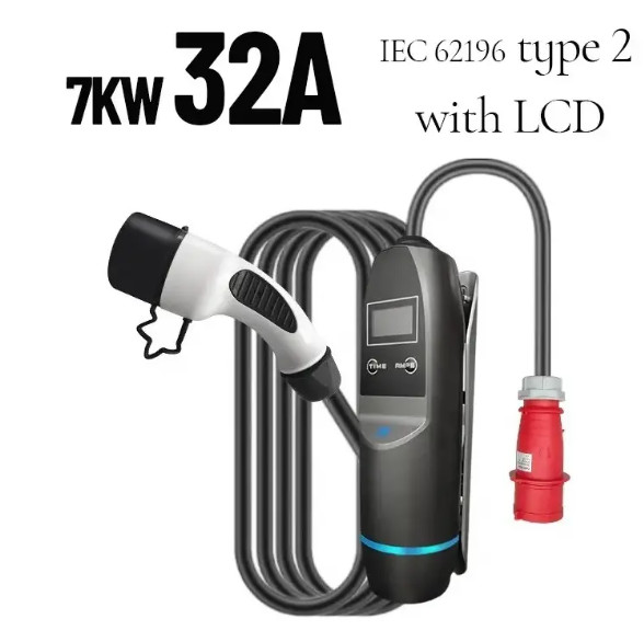 Quality 110V-240V Fast Portable EV Charger Home Charging AC Level 2 For Tesla for sale